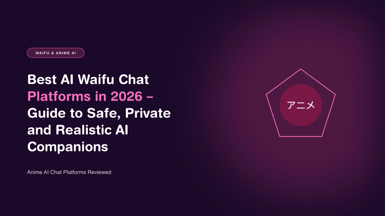 Best AI Waifu Chat Platforms in 2026 –  Guide to Safe, Private and Realistic AI Companions
