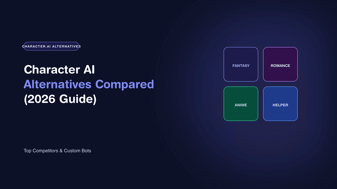 Character AI Alternatives Compared (2026 Guide)